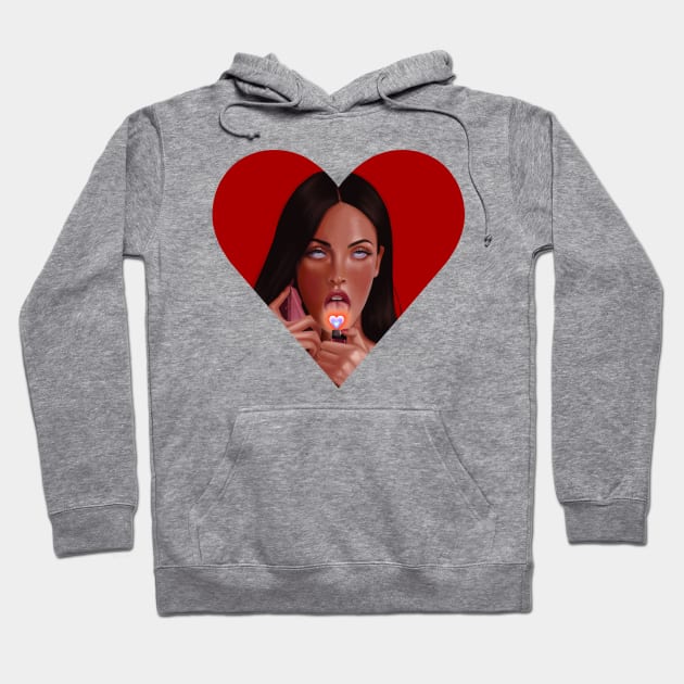 Jennifer’s Body Heart Hoodie by Nancyvheart 